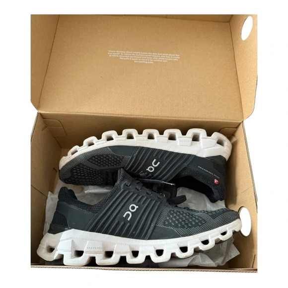 Women’s On Running CloudSwift Black Size 8.5 - Picture 10 of 12